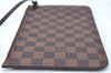 Authentic Louis Vuitton Damier Neverfull Pouch Purse Clutch LV H9981