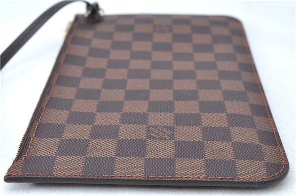 Authentic Louis Vuitton Damier Neverfull Pouch Purse Clutch LV H9981