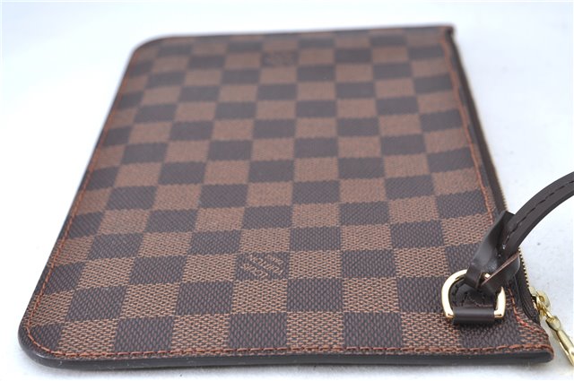 Authentic Louis Vuitton Damier Neverfull Pouch Purse Clutch LV H9981
