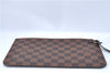 Authentic Louis Vuitton Damier Neverfull Pouch Purse Clutch LV H9981