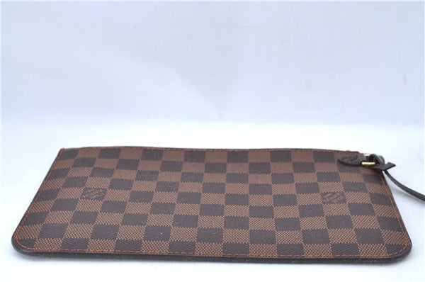 Authentic Louis Vuitton Damier Neverfull Pouch Purse Clutch LV H9981