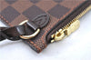 Authentic Louis Vuitton Damier Neverfull Pouch Purse Clutch LV H9981