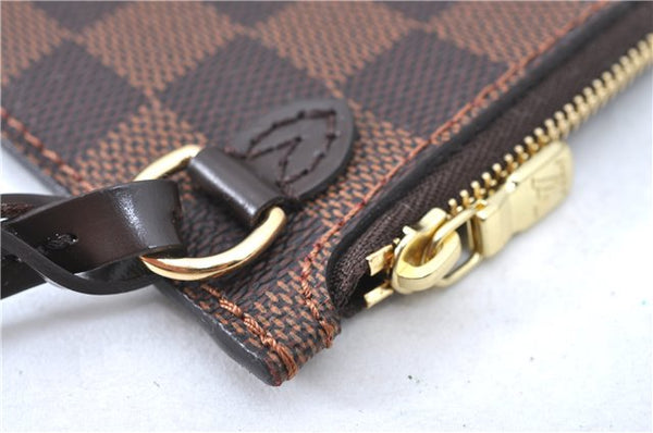 Authentic Louis Vuitton Damier Neverfull Pouch Purse Clutch LV H9981