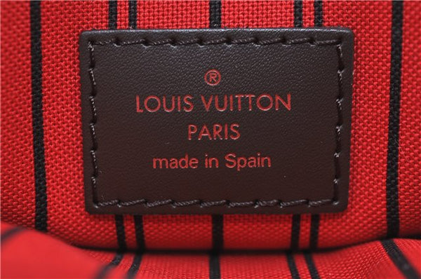 Authentic Louis Vuitton Damier Neverfull Pouch Purse Clutch LV H9981