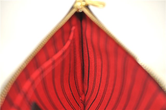 Authentic Louis Vuitton Damier Neverfull Pouch Purse Clutch LV H9981