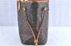Auth Louis Vuitton Monogram Neverfull MM Cerise Red Tote Bag M41177 LV J0110