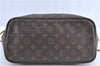 Auth Louis Vuitton Monogram Neverfull MM Cerise Red Tote Bag M41177 LV J0110