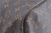 Auth Louis Vuitton Monogram Neverfull MM Cerise Red Tote Bag M41177 LV J0110