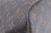 Auth Louis Vuitton Monogram Neverfull MM Cerise Red Tote Bag M41177 LV J0110