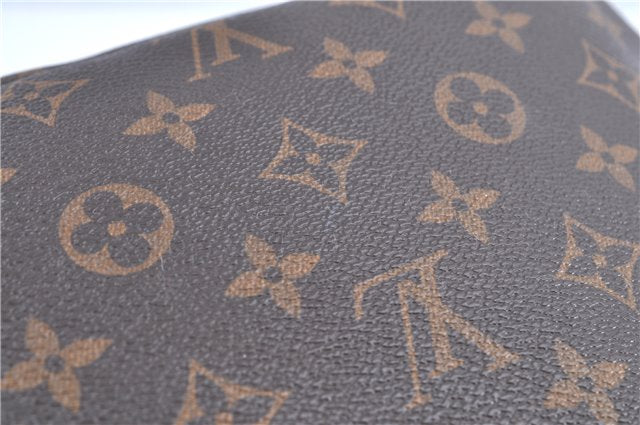 Auth Louis Vuitton Monogram Neverfull MM Cerise Red Tote Bag M41177 LV J0110