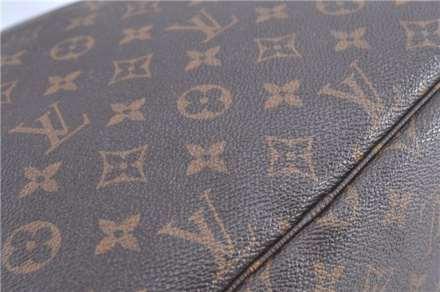 Auth Louis Vuitton Monogram Neverfull MM Cerise Red Tote Bag M41177 LV J0110