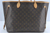 Authentic Louis Vuitton Monogram Neverfull GM Tote Bag M40157 LV J0613