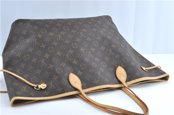 Authentic Louis Vuitton Monogram Neverfull GM Tote Bag M40157 LV J0613
