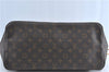 Authentic Louis Vuitton Monogram Neverfull GM Tote Bag M40157 LV J0613