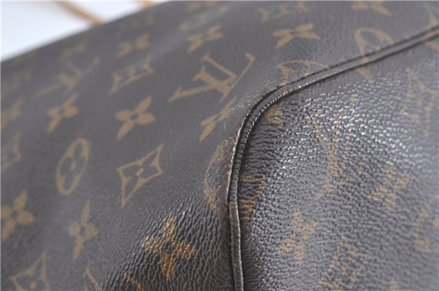 Authentic Louis Vuitton Monogram Neverfull GM Tote Bag M40157 LV J0613