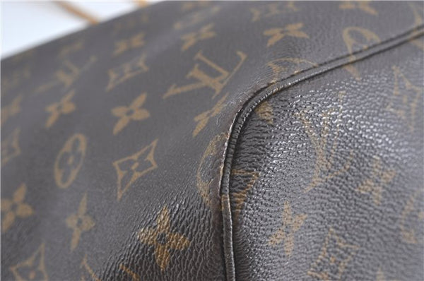 Authentic Louis Vuitton Monogram Neverfull GM Tote Bag M40157 LV J0613