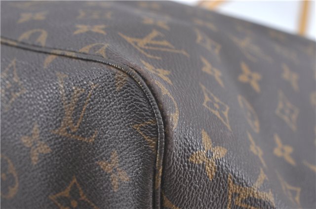 Authentic Louis Vuitton Monogram Neverfull GM Tote Bag M40157 LV J0613