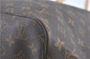 Authentic Louis Vuitton Monogram Neverfull GM Tote Bag M40157 LV J0613