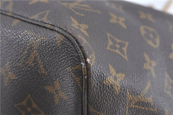Authentic Louis Vuitton Monogram Neverfull GM Tote Bag M40157 LV J0613