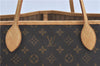 Authentic Louis Vuitton Monogram Neverfull GM Tote Bag M40157 LV J0613