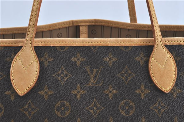 Authentic Louis Vuitton Monogram Neverfull GM Tote Bag M40157 LV J0613