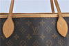 Authentic Louis Vuitton Monogram Neverfull GM Tote Bag M40157 LV J0613
