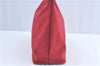 Authentic BURBERRY BLUE LABEL Check Shoulder Bag Purse Nylon Leather Red J0628
