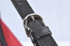 Authentic BURBERRY BLUE LABEL Check Shoulder Bag Purse Nylon Leather Red J0628
