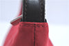 Authentic BURBERRY BLUE LABEL Check Shoulder Bag Purse Nylon Leather Red J0628