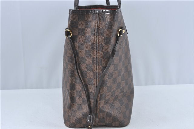 Authentic Louis Vuitton Damier Neverfull MM Shoulder Tote Bag N41358 LV J0799