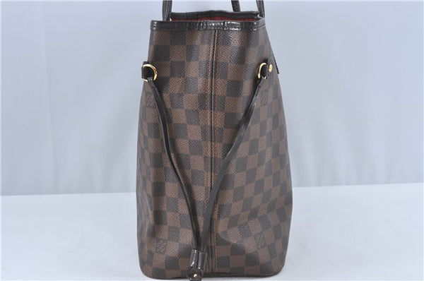 Authentic Louis Vuitton Damier Neverfull MM Shoulder Tote Bag N41358 LV J0799