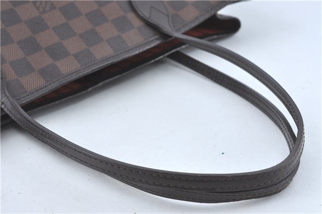 Authentic Louis Vuitton Damier Neverfull MM Shoulder Tote Bag N41358 LV J0799