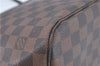 Authentic Louis Vuitton Damier Neverfull MM Shoulder Tote Bag N41358 LV J0799