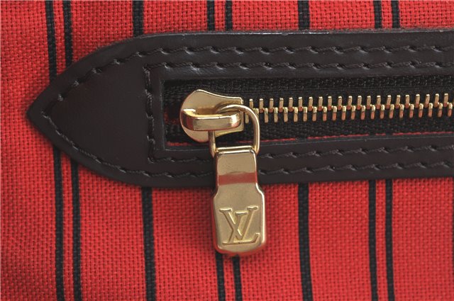 Authentic Louis Vuitton Damier Neverfull MM Shoulder Tote Bag N41358 LV J0799
