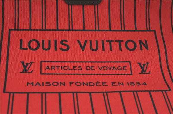 Authentic Louis Vuitton Damier Neverfull MM Shoulder Tote Bag N41358 LV J0799