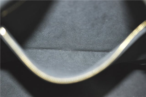 Auth Louis Vuitton Game On Neverfull MM Tote Bag White Black M57462 LV J0817