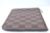 Authentic Louis Vuitton Damier Neverfull Pouch Purse Clutch Bag LV J1068