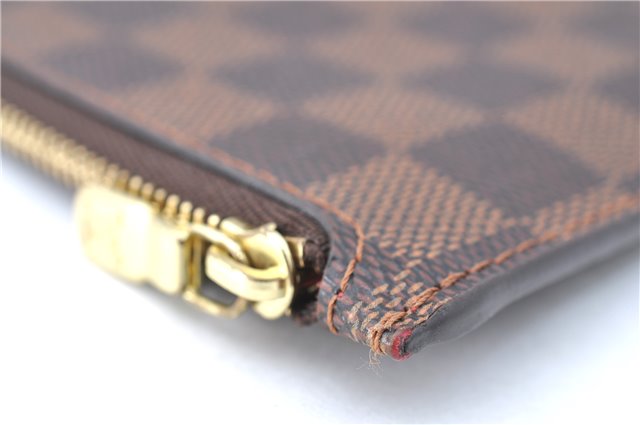 Authentic Louis Vuitton Damier Neverfull Pouch Purse Clutch Bag LV J1068