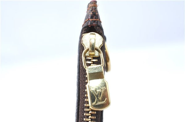 Authentic Louis Vuitton Damier Neverfull Pouch Purse Clutch Bag LV J1068