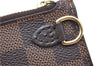 Authentic Louis Vuitton Damier Neverfull Pouch Purse Clutch Bag LV J1068