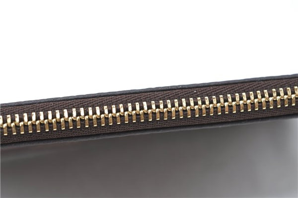 Authentic Louis Vuitton Damier Neverfull Pouch Purse Clutch Bag LV J1068