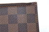 Authentic Louis Vuitton Damier Neverfull Pouch Purse Clutch Bag LV J1068
