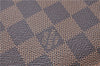 Authentic Louis Vuitton Damier Neverfull Pouch Purse Clutch Bag LV J1068