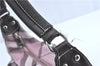 Authentic BURBERRY BLUE LABEL Check Shoulder Hand Bag Canvas Leather Pink J1355