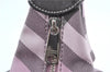 Authentic BURBERRY BLUE LABEL Check Shoulder Hand Bag Canvas Leather Pink J1355