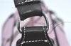 Authentic BURBERRY BLUE LABEL Check Shoulder Hand Bag Canvas Leather Pink J1355