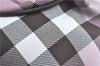 Authentic BURBERRY BLUE LABEL Check Shoulder Hand Bag Canvas Leather Pink J1355