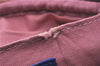 Authentic BURBERRY BLUE LABEL Check Shoulder Hand Bag Canvas Leather Pink J1355