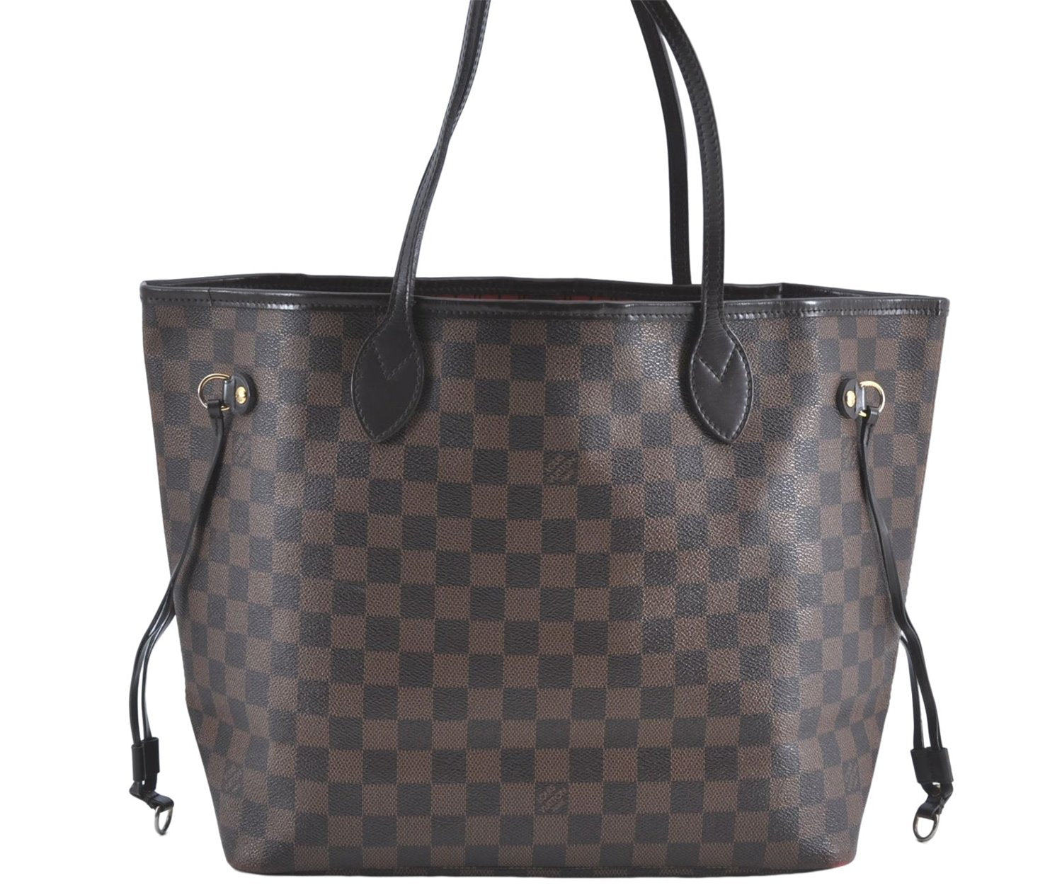 Authentic Louis Vuitton Damier Neverfull MM Shoulder Tote Bag N41358 LV J1397