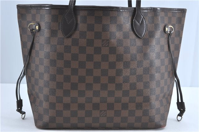 Authentic Louis Vuitton Damier Neverfull MM Shoulder Tote Bag N41358 LV J1397